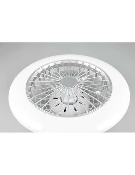 Plafonnier ventilateur STRALSUND LED 30W titane