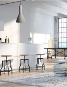 Lampe béton conique suspendue Etissa - Kanlux Leluminaireled.com 2