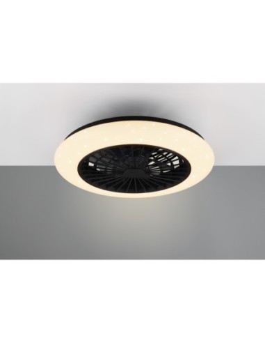 Ventilateur plafonnier STRALSUND avec télécommande et lumière CCT