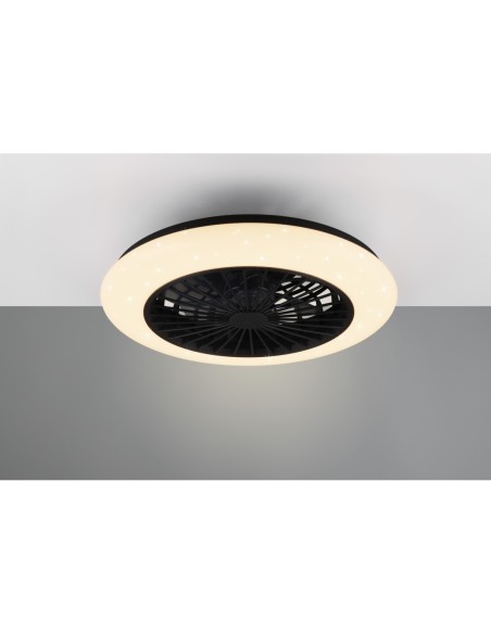 Ventilateur plafonnier STRALSUND avec télécommande et lumière CCT