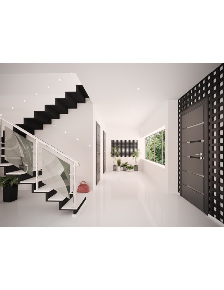 Support spot Led encastrable orientable  rond noir Dalla - Kanlux Leluminaireled.com