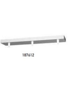 Rosace XXL 3 sorties blanche - Girard-Sudron Leluminaireled.com