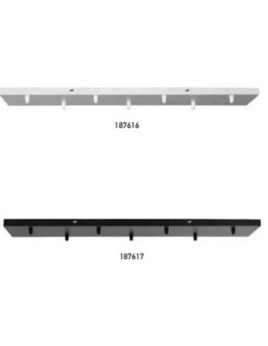 Rosace XXL 7 sorties blanche - Girard-Sudron Leluminaireled.com