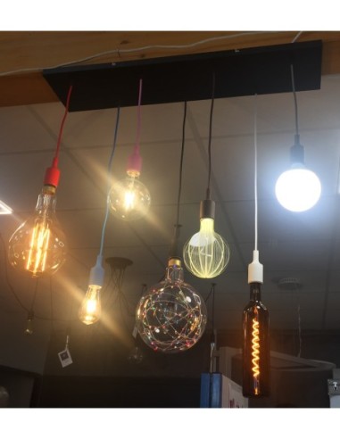 Rosace XXL 7 sorties blanche - Girard-Sudron Leluminaireled.com