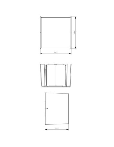Applique extérieure  étanche bi-directionnelle Arcturus II - Deko Light Leluminaireled.com