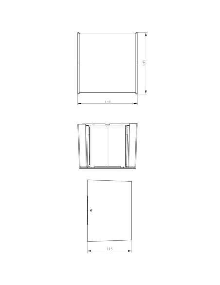 Applique extérieure  étanche bi-directionnelle Arcturus II - Deko Light Leluminaireled.com