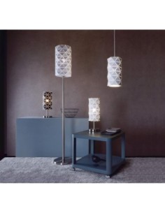 Suspension cylindrique Asterope blanche - Deko Light Leluminaireled.com 2