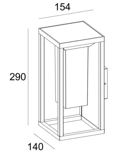 Applique murale Led extérieure solaire Samas  - Deko Light Leluminaireled.com