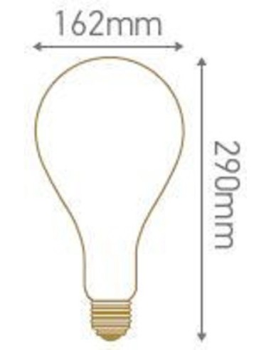 Ampoule géante Design à filament  forme ampoule - Girard-Sudron Leluminaireled.com