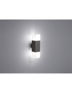 Trio – Hudson – Applique murale LED anthracite, 2x E14, 3,5W, 320lm, 3000K 2