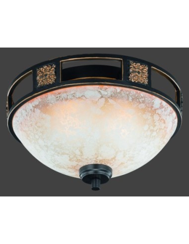 Trio – Quinta – Luminaire plafond style maison de campagne, décor doré