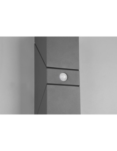Applique extérieure Led 2x 800lm, détecteur , Anthracite extérieur | Trio
