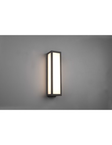 Trio – Fuerte – Luminaire mural extérieur étanche, design moderne, aluminium moulé, lumière chaude