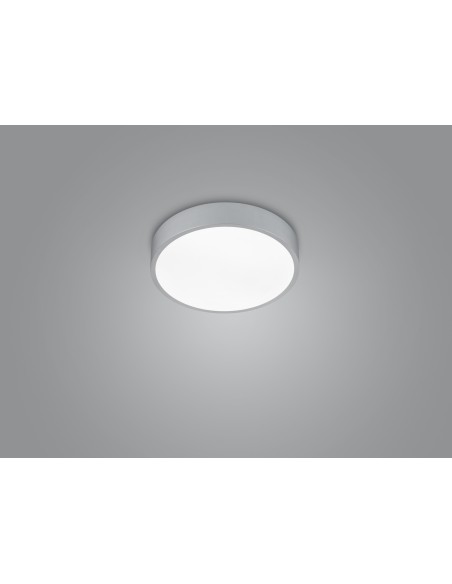Trio – Waco – Luminaire plafonnier design minimaliste, éclairage blanc chaud réglable, métal titane