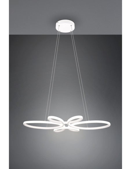 Suspension LED 3900lm 4000K, blanc, dimmable 3 niveaux – Trio – Fly