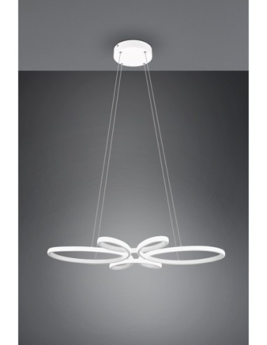 Suspension LED 3900lm 4000K, blanc, dimmable 3 niveaux – Trio – Fly intérieur | Trio