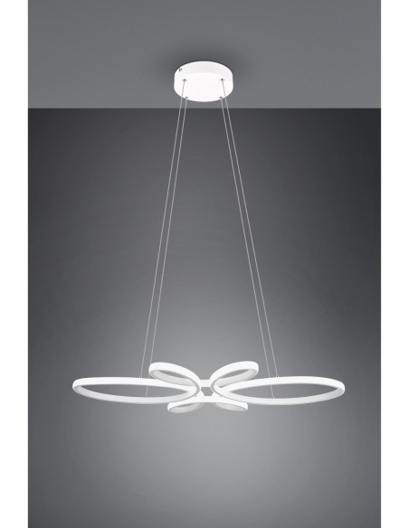 Suspension LED 3900lm 4000K, blanc, dimmable 3 niveaux – Trio – Fly