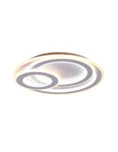 Trio – Mita – Plafonnier LED 74W, 9000lm, 2700-6000K, variateur intégré, télécommande