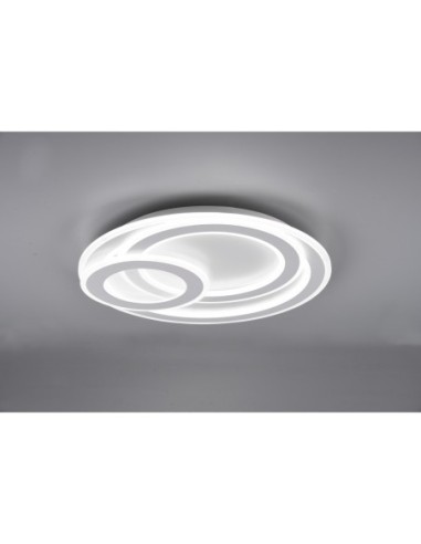 Plafonnier LED 74W, 9000lm, 2700-6000K, variateur intégré, télécommande – Trio – Mita  | Trio