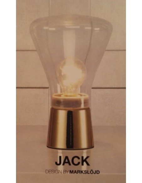 Lampe de table design scandinave verre et métal - Markslöjd - Jack Leluminaireled.com