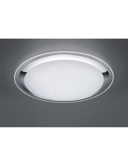 Trio – Miko – Luminaire plafond moderne avec variateur, éclairage ajustable, fonction veilleuse