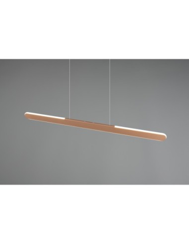 Suspension LED 28W, 3300lm, 2700-6500K, réglage hauteur et couleur tactile – Trio – Helios  | Trio