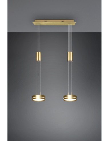 Trio – Franklin – Suspension LED élégante pour salle à manger et cuisine, lumière chaude réglable