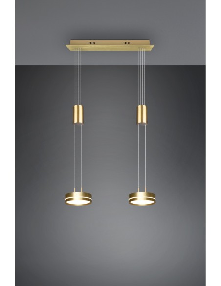 Trio – Franklin – Suspension LED élégante pour salle à manger et cuisine, lumière chaude réglable