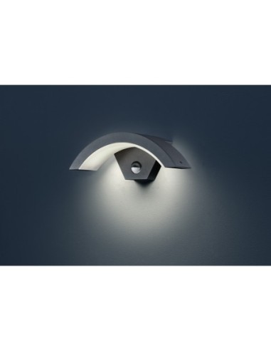 Trio – Ohio – Applique murale extérieure en anthracite, LED 7,5W, éclairage directionnel pour extérieur
