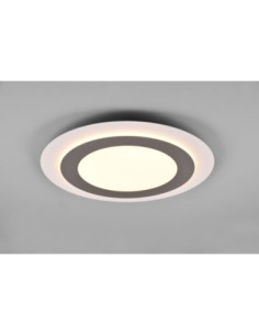 Trio – Morgan – Plafonnier LED 42W, 5600lm, télécommande, Nickel mat 2