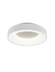 Trio – Girona – Plafonnier LED 1xSMD, 27W, 3200lm, Blanc mat, design minimaliste
