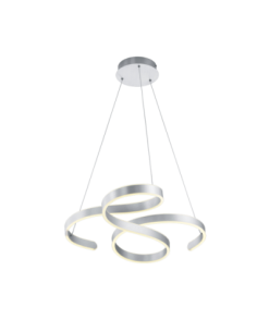 Trio – Francis – Suspension LED 48W, 5600lm, 3000K, aluminium brossé, dimmable