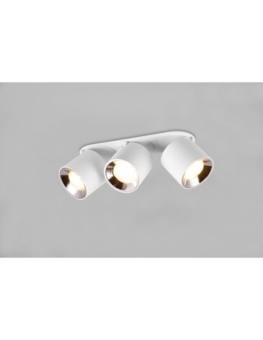 Trio – Guayana – Spot plafond 3 lumières orientables, compatible LED