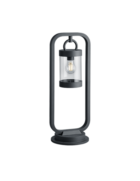 Trio – Sambesi – Potelet extérieur anthracite 60 cm avec détecteur crépusculaire