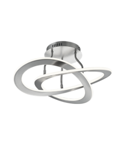 Trio – Oakland – Plafonnier LED 40W 5200 lm nickel mat variateur SWITCH 3000K