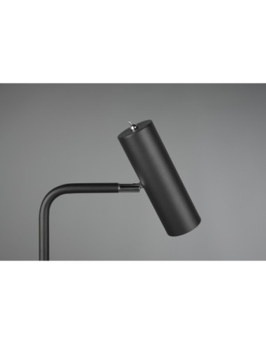Trio – Marley – Lampadaire LED 5W orientable style épuré noir mat pour salon et couloir