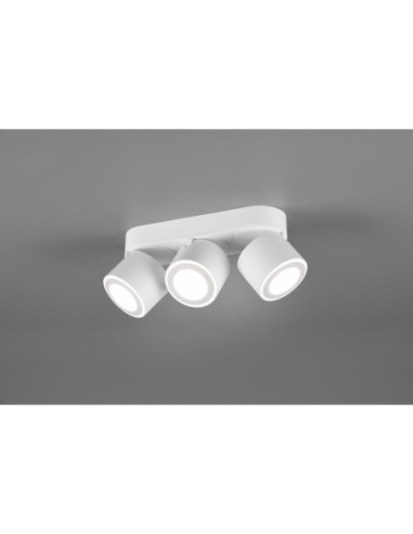 Trio – Taurus – Spot LED orientable 5W, lumière chaude 3000K, blanc mat
