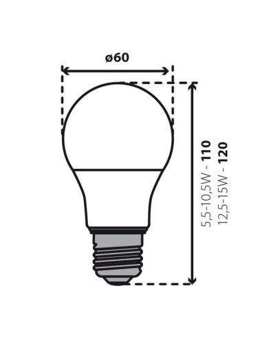 Ampoule Led E27 dimmable 15W blanc neutre - Kanlux Leluminaireled.com