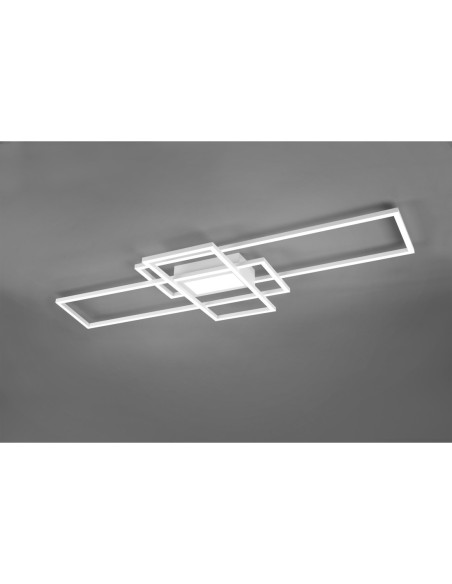 Trio – Irvine – Luminaire LED 60W, blanc mat, variation continue de luminosité, fonction mémoire