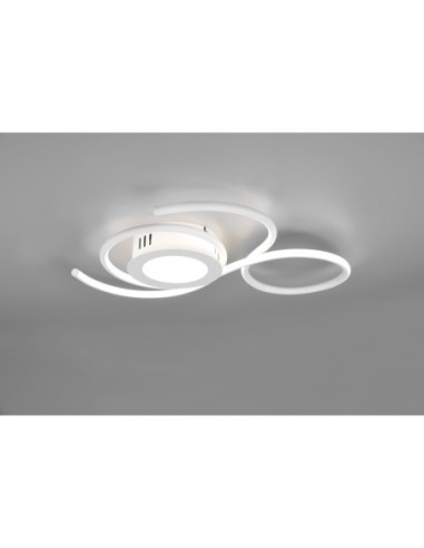 Plafonnier LED 4300lm, 2700-6000K, Dimmable, Blanc mat – Trio – Jive intérieur | Trio