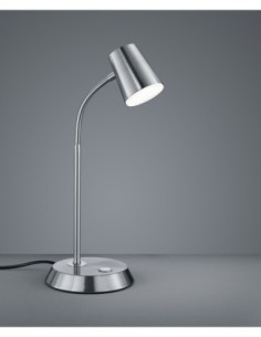 Trio – Narcos – Lampe de table LED tactile 3 intensités, 6,9W, nickel mat et blanc 2