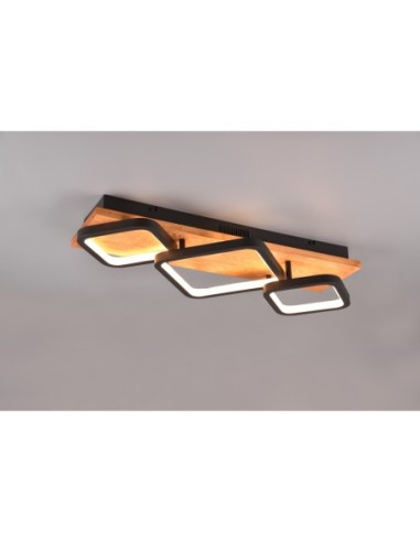 Trio – Rama – Luminaire design géométrique avec variateur SWITCH, montage plafond ou mural