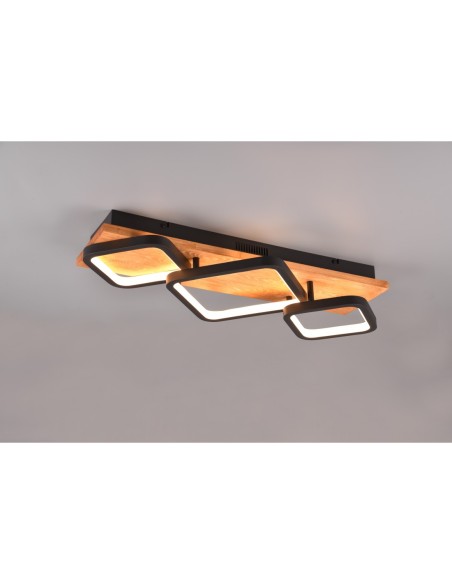 Trio – Rama – Luminaire design géométrique avec variateur SWITCH, montage plafond ou mural