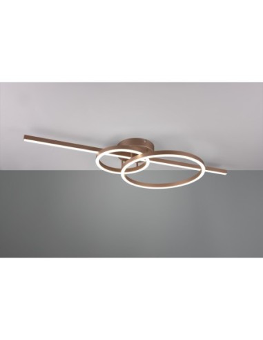 Trio – Montilla – Plafonnier décoratif LED 54W, réglage température de couleur, haute efficacité énergétique