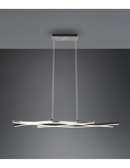 Suspension LED 35W – 4300lm, 2300/3000/4000K – Hauteur réglable – Aluminium – Trio – Blaze