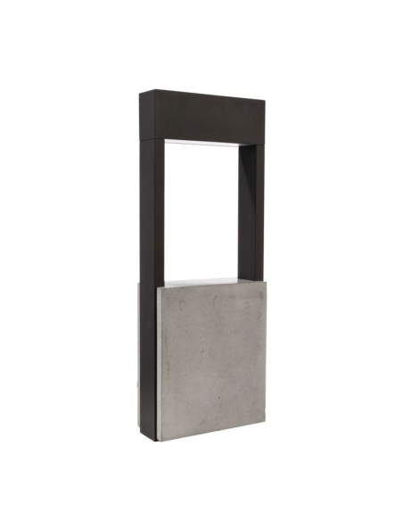 Borne extérieure Led béton et métal 45 cm Chertan 450 - Deko Light Leluminaireled.com