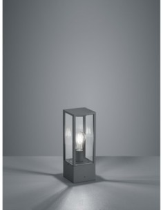 Trio – Garonne – Potelet extérieur 1xE27, anthracite, verre transparent, H 40 cm 2