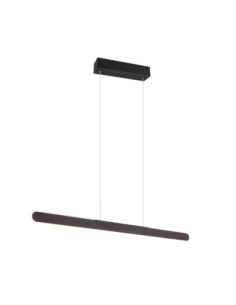 Trio – Helios – Suspension LED 28W, 3300 lm, réglable en hauteur, finition noir mat