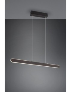 Trio – Helios – Suspension LED 28W, 3300 lm, réglable en hauteur, finition noir mat 2