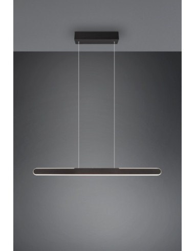 Suspension LED - 2700-6500K – Hauteur réglable – Noir – Trio – Helios